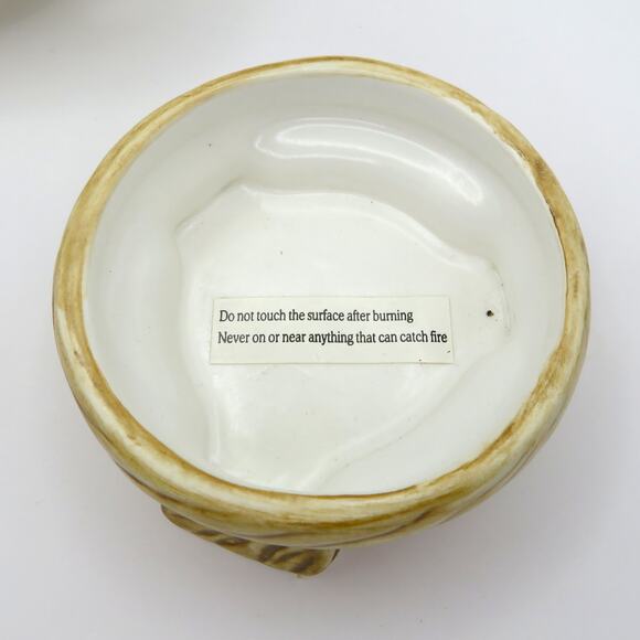 BICO Snowman Tealight Candle Holder Ceramic Christmas Gingerbread Holiday Decor - Picture 9 of 10